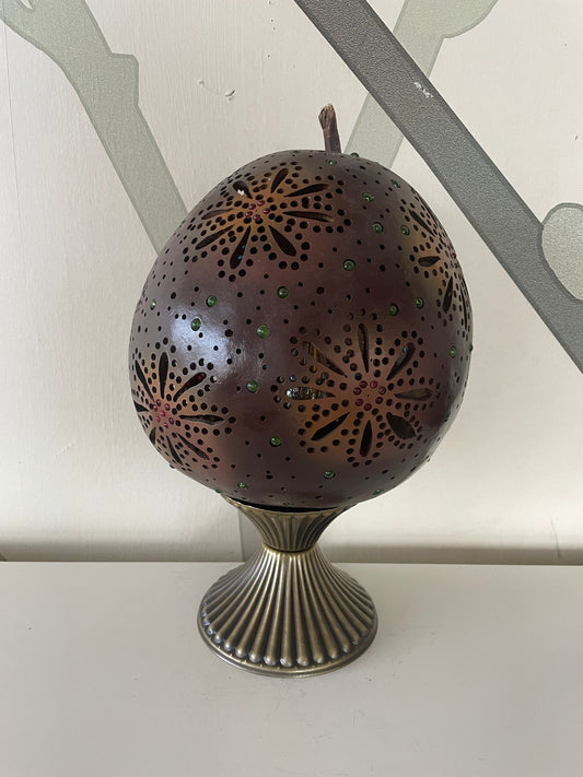 Gourd Lamp - Flowers -1-1