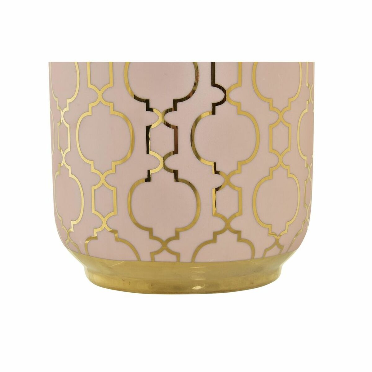 Vase DKD Home Decor Porcelain Pink Golden Oriental (15 x 15 x 41,5 cm)-2