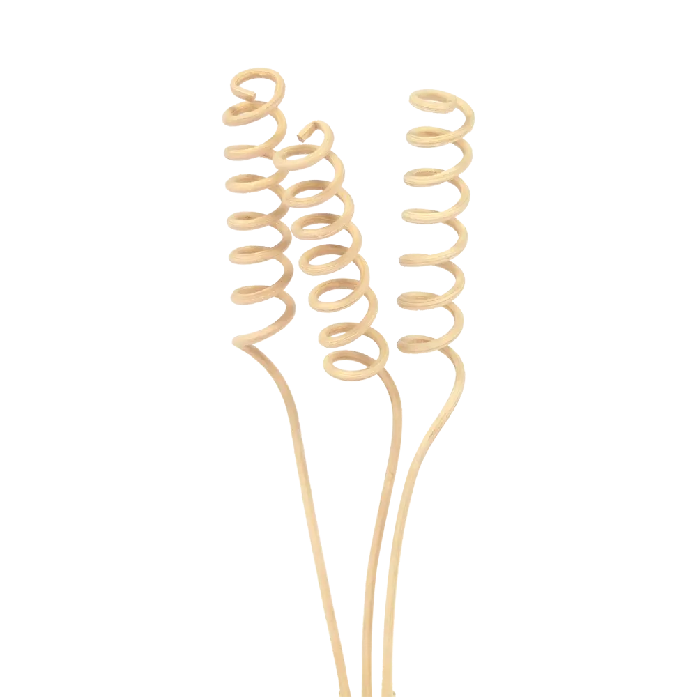 3-piece set - Spiral rattan diffuser sticks-0