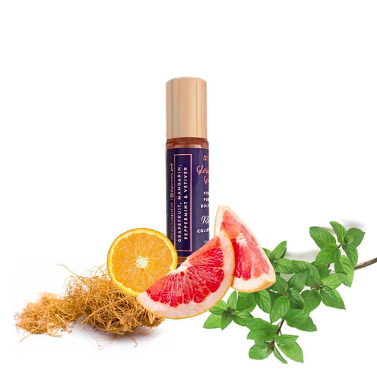 Grapefruit, Mandarin, Peppermint & Vetiver Pulse Point Roll-on Oil-0