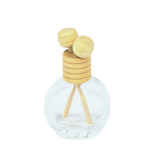 Glass bottle + 2 mini wooden sticks-0