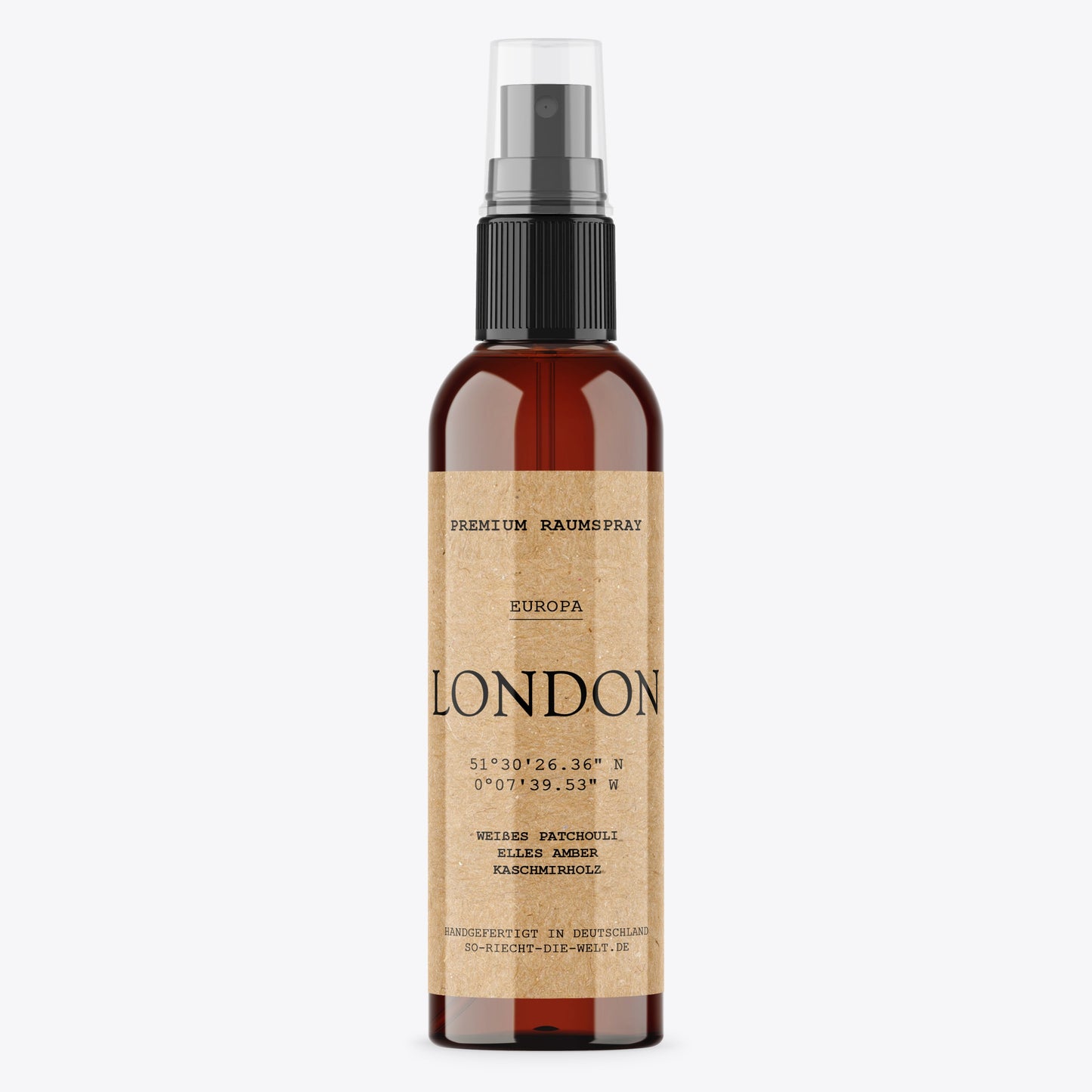 London Raumspray - weißes Patchouli | helles Amber | Kaschmirholz-0