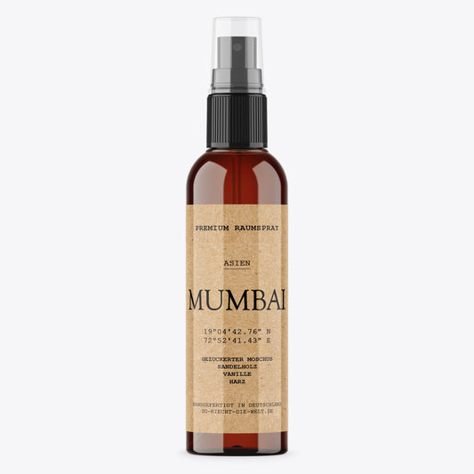 Mumbai Raumspray - gezuckerter Moschus | Sandelholz | Vanille | Harz-0